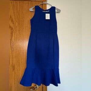 Classy Royal Blue Sleeveless Dress